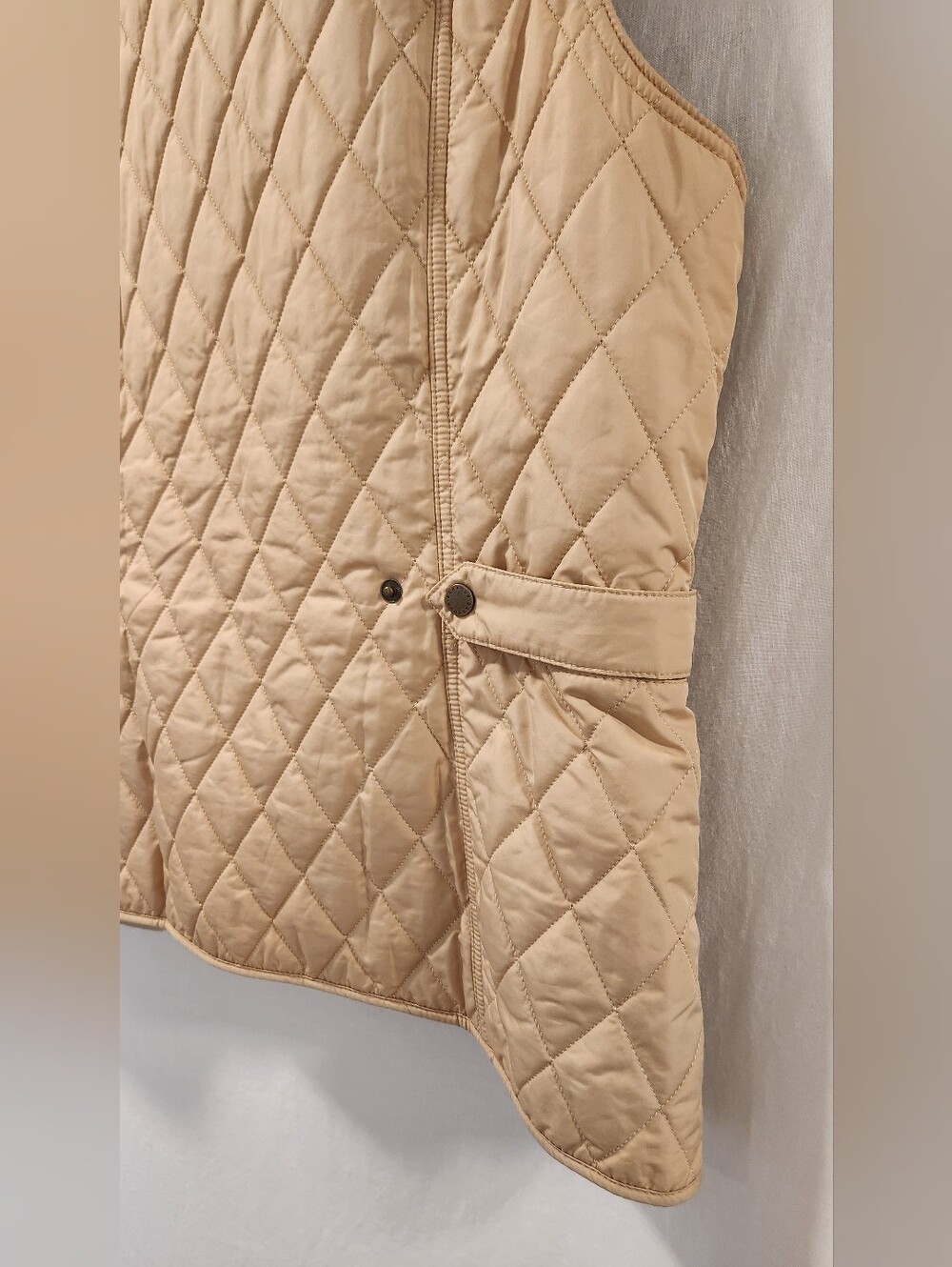 Barbour Saddleworth Quilted Gilet Vest Womens Size US 12 - Picture 4 of 11